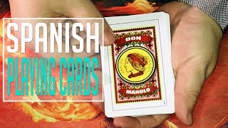 Spanish Deck of Cards Barajas Review [upl. by Airbmak245]