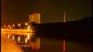 Live von der Sprengung am Atomkraftwerk Grafenrheinfeld [upl. by Wohlen]