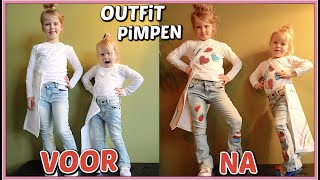 ONZE OUTFiTS ZELF PiMPEN DIY 🎨  Lucilla Bellinga 120 [upl. by Cinemod]