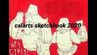 ACCEPTED calarts sketchbook 2020 [upl. by Meggy]