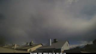 TIME LAPSE Afternoon Convective Cloud Buildups With Anvil Blow Off March 18 2024 [upl. by Oech779]