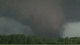 Storm Chasers Tornado Flattens 60 of Mapleton IA [upl. by Mouldon695]