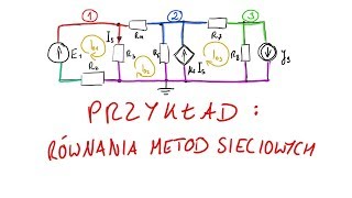 Przykład DC 2  Metody sieciowe węzłowaoczkowa [upl. by Gipps]