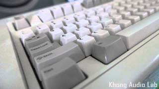 UNICOMP Mechanical Keyboard Key Press Typing Sounds  IBM Keyboard [upl. by Nickles153]