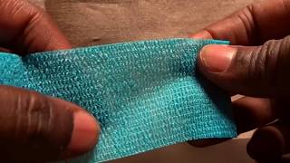 ✅ How To Use Lot Fancy Self Adhesive Cohesive Wrap Bandage Tape Review [upl. by Yclek]