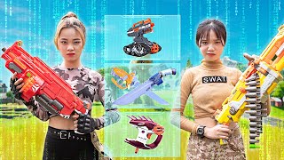 VTL Nerf War Captain Girl Squad amp Seal Warriors Nerf Guns Fight Criminals Theft Ultimate Weapon [upl. by Ociram860]