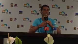 Rafael Nadal postmatch press conference at Miami Open [upl. by Nieberg]