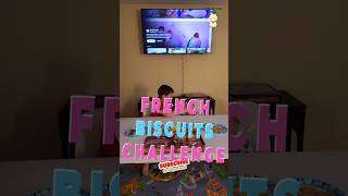 FRENCH BISCUITS CHALLENGE biscuit french cookies challenge food youtuber shorts youtube usa [upl. by Eeliah]