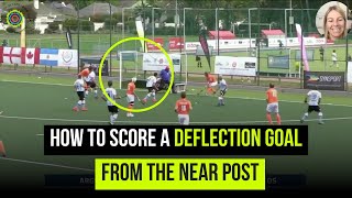 How To Score A Deflection Goal From The Near Post in Field Hockey  Hockey Performance Academy [upl. by Roderick]