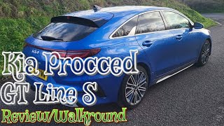 Kia Proceed GT Line S ReviewNew Kia ProceedKia Proceed WalkroundNew CarsKiaEstateShootingbrake [upl. by Shipley]