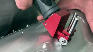 CC 5000 CrossCut Tester  How to get perfect results on curved surfaces [upl. by Heyward100]