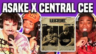 Asake amp Central Cee  Wave Official Video  Reaction x Review [upl. by Anilec]