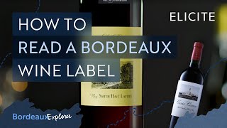 How To Read amp Pronounce A Bordeaux Wine Label [upl. by Eclud]