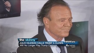 Julio Iglesias Speaks Out against Donald Trump [upl. by Shanon]