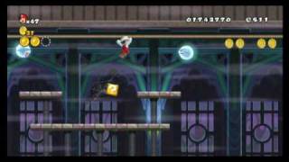 New Super Mario Bros Wii  Star Coin Location Guide  World 3Ghost House  WikiGameGuides [upl. by Nana]