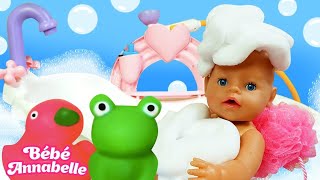 Vidéo pour enfants La routine de bébé born Annabelle poupon veut faire dodo [upl. by Fausta502]