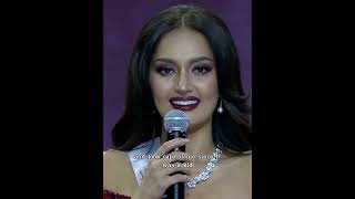 Ahtisa questions and answers Top 5 Miss Universe Philippines 2024 [upl. by Alahc]