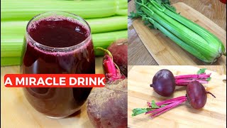 Mix Celery With Beetroot  The Secret they don’t want you to know  Healthy celery amp beetroot Juice [upl. by Inor350]