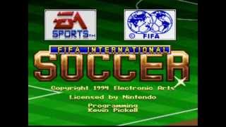 Super Nintendo  Fifa International Soccer 1994 [upl. by Brockie]