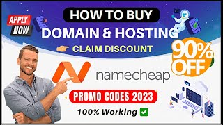 How To A Buy Domain Name And Hosting From Namecheap Coupon Codes 2023 [upl. by Raval]