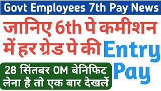 6th Pay Commission Entry Pay Pay in Pay Band for Grade Pay 18001900 2000 2800 4200 to 10000 [upl. by Aubreir199]