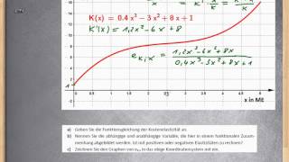 Elastizität berechnen  Elastizitätsfunktion aufstellen ★ Kostenelastizität Teil 1 [upl. by Nikolaos203]