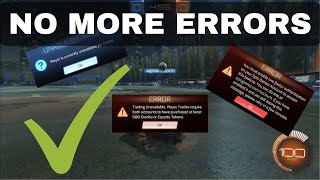 How To FIX ALL Trading ERRORS in Rocket League  SOLVED [upl. by Dare]