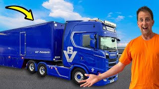 THE PERFECT LIVING TRAILER FOR MY SCANIA V8  truckertim [upl. by Teria]