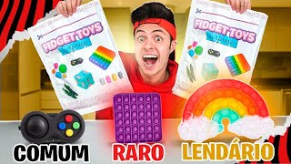 ABRINDO PACOTES SURPRESA DE FIDGET TOYS RARO E LENDÁRIO [upl. by Azeel]