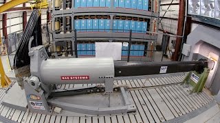 BAE Systems Electromagnetic Railgun Testing [upl. by Aholla826]