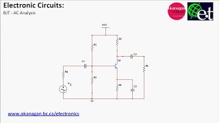 BJT  Introduction to AC Analysis [upl. by Olson120]