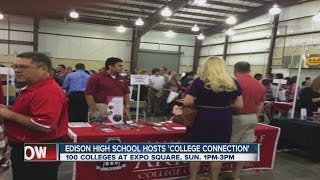 High school students get to explore college options at college fair [upl. by Asaret]