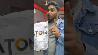 ATOM whey protein review 🤮🤮🤮 shorts [upl. by Nariko]