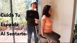 Cómo Cuidar Una Hernia De Disco Aprendiendo A Sentarse Correctamente Con Pilates  CENTRO DE PODER [upl. by Ilojna]