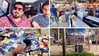 Sharjah Warehouse Market  La Mer Beach Dubai  Dubai Vlog  abu007vlogs [upl. by Nerte]