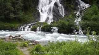 Grossglocknerdorf Kals Tirolwaterfall Naturtraum Haslacher Schleier WasserfälleAustria [upl. by Dumah148]