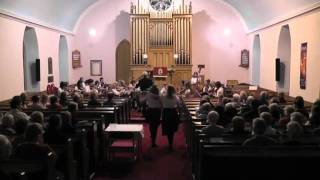 Ayrshire Fiddle Orchestra quotGay Gordonsquot at Stair Church [upl. by Alieka]