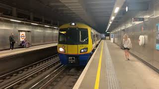 Northbound London Overground Train at Shoreditch High Street [upl. by Villiers]