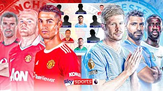 Who makes the ALL TIME Man Utd amp Man City combined XI 👀  Saturday Social [upl. by Gingras]