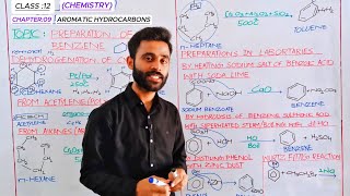 Preparation of Benzene  Class 12  Chapter 09  CHEMISTRY [upl. by Roanna202]