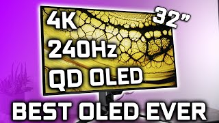 The Best 4K 240Hz OLED  ASUS PG32UCDM Review [upl. by Negriv659]