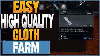 HUGE and EASY Wool Farm For High Quality Cloth In Palworld [upl. by Darrill]