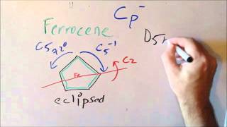 Symmetry episode 105 part 2 ferrocene and allene [upl. by Aitam]