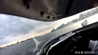 Race 2 Oulton Broad onboard Foxs F2 Boat [upl. by Winser]