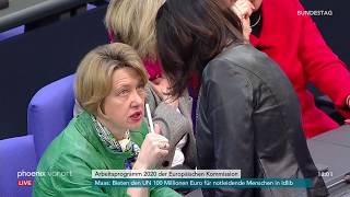 Bundestag Debatte zum Arbeitsprogramm 2020 der EUKommission am 050320 [upl. by Aicina]