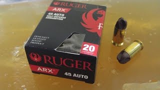 Ruger ARX Ammo Test Gimmick or Legit Polycase Inceptor [upl. by Acinna]