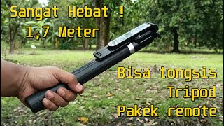 REVIEW TONGSIS TERPANJANG 17 METER BISA JADI TRIPOD PLUS REMOTE [upl. by Jase459]