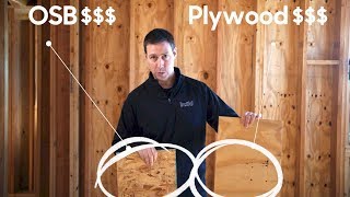 Framing  OSB vs Plywood  Whats the difference in COST AND PERFORMANCE [upl. by Julietta]