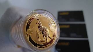 The 1oz Australian Gold Kangaroo Bullion Coin  Mega Unboxing [upl. by Tamberg335]