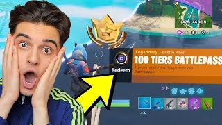 NIEUWE GRATIS 100 TIERS BATTLEPASS CHALLENGE  Fortnite Nederlands [upl. by Crin796]